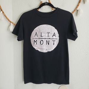Altamont || skate graphic black shirt